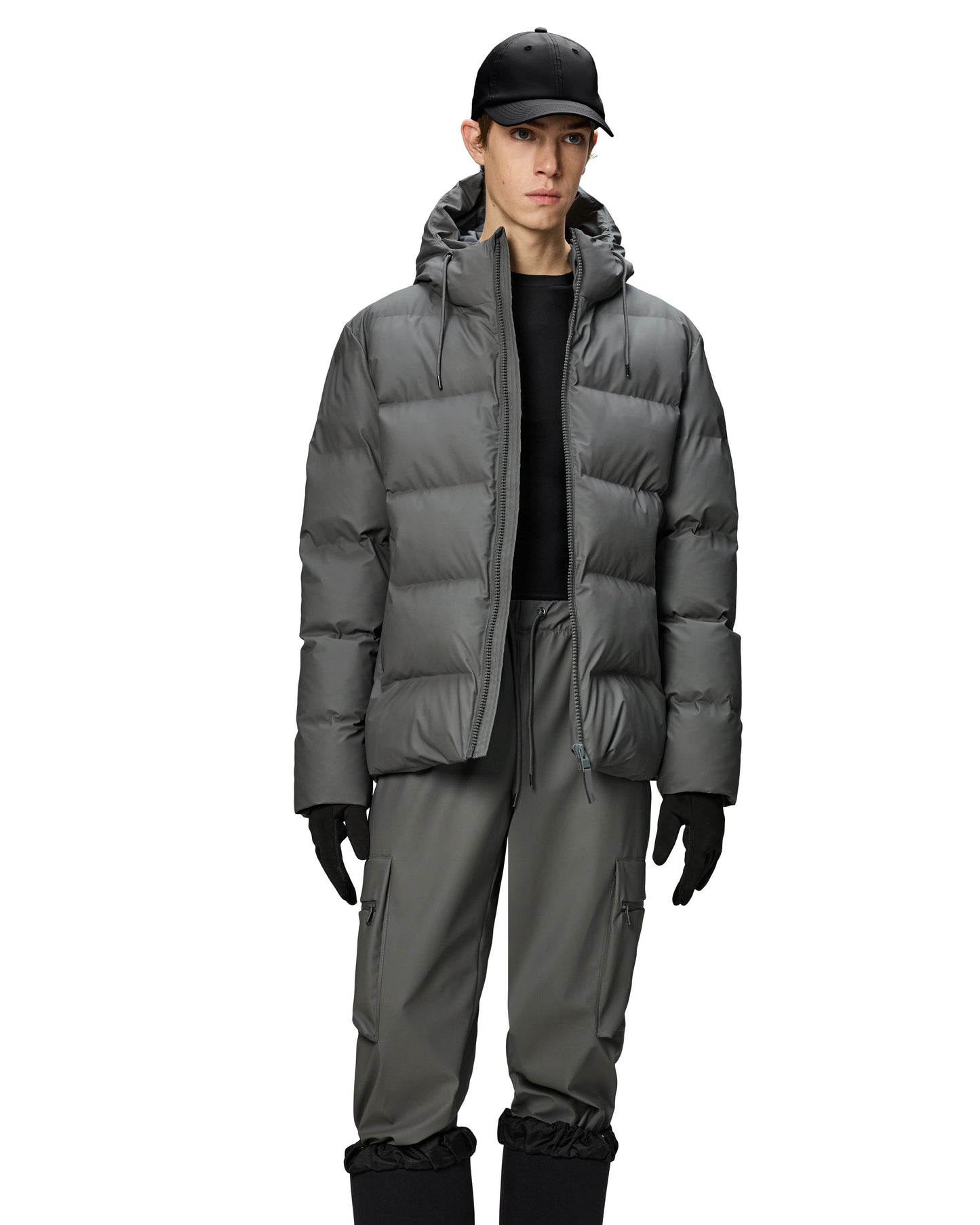 Rains Alta Unisex Puffer Jacket - 13 Grey