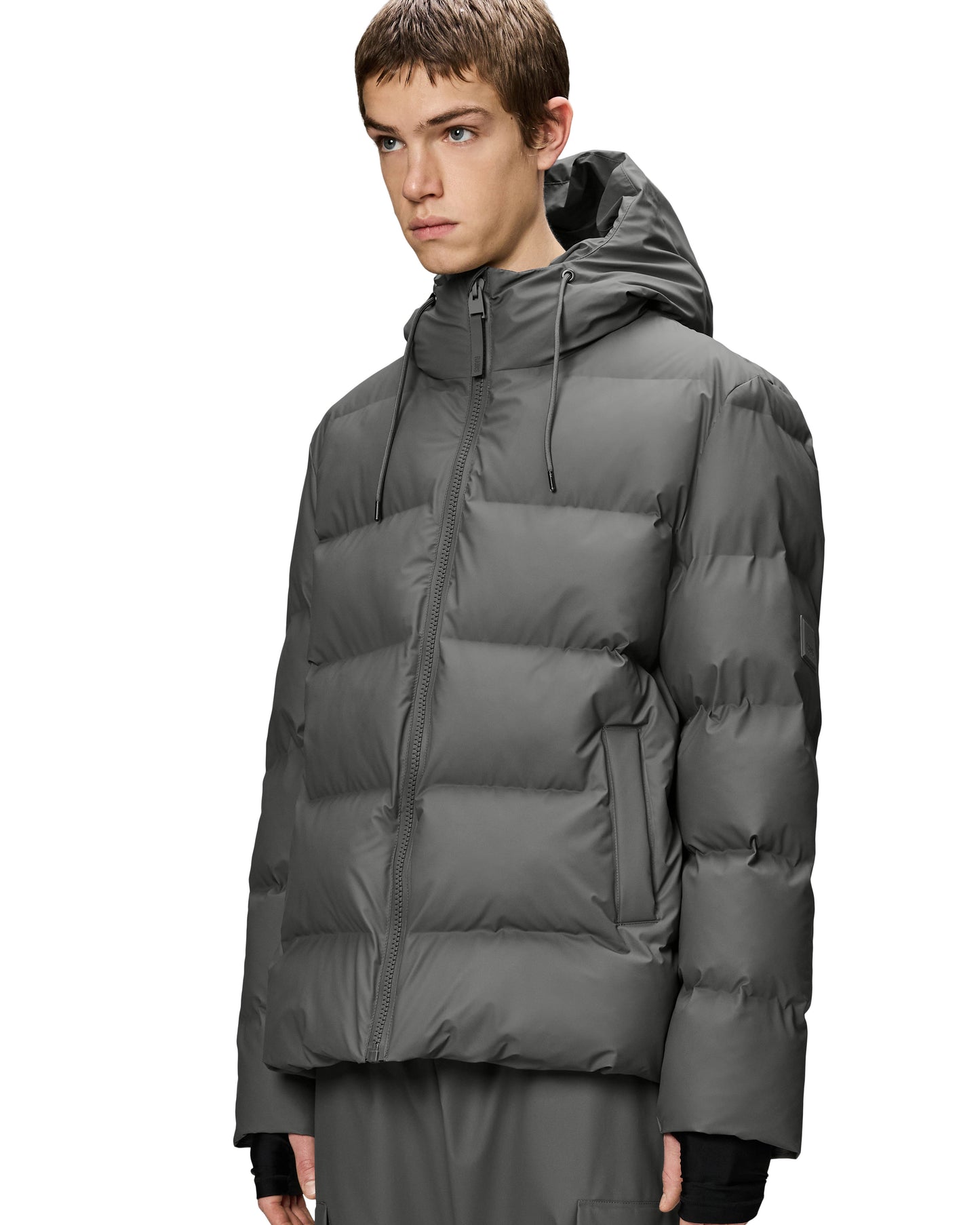Rains Alta Unisex Puffer Jacket - 13 Grey