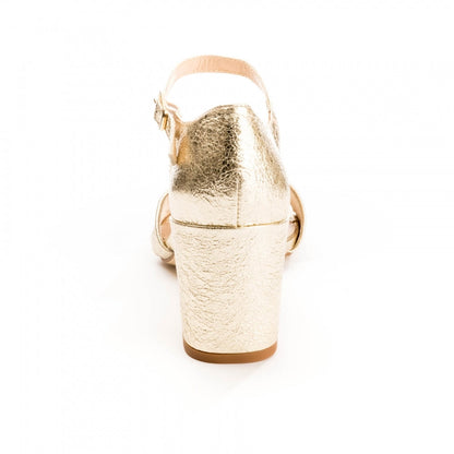 Elia B Hallie Womens Heeled Sandal - Platino
