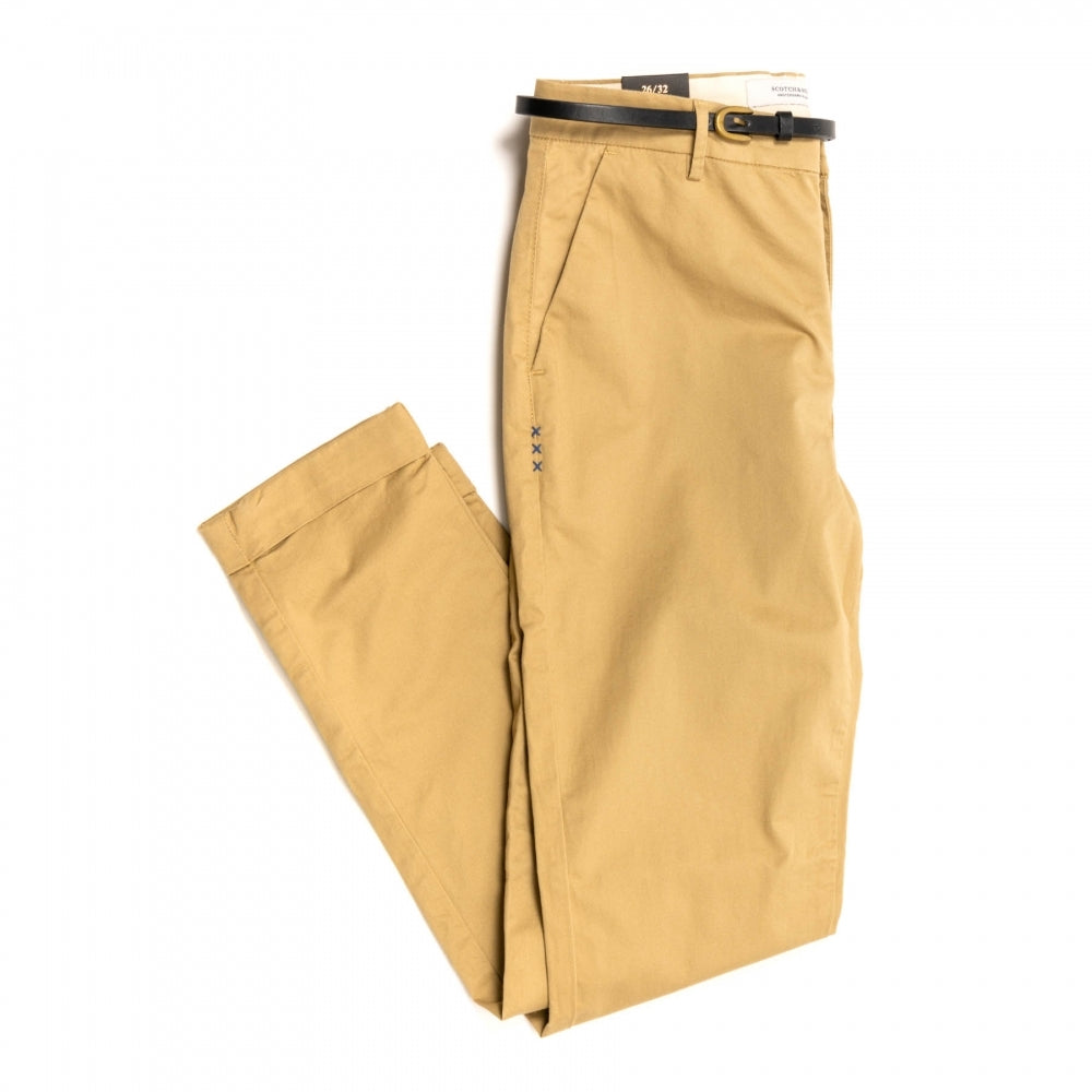 Maison Scotch Clean Belted Womens Chinos