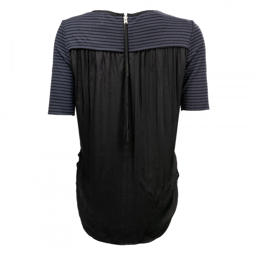 Maison Scotch S/S Zip Closure Womens Top - Combo B