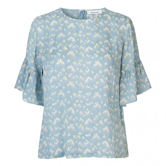 Samsoe & Samsoe Womens Serena Ss Aop Top 8083