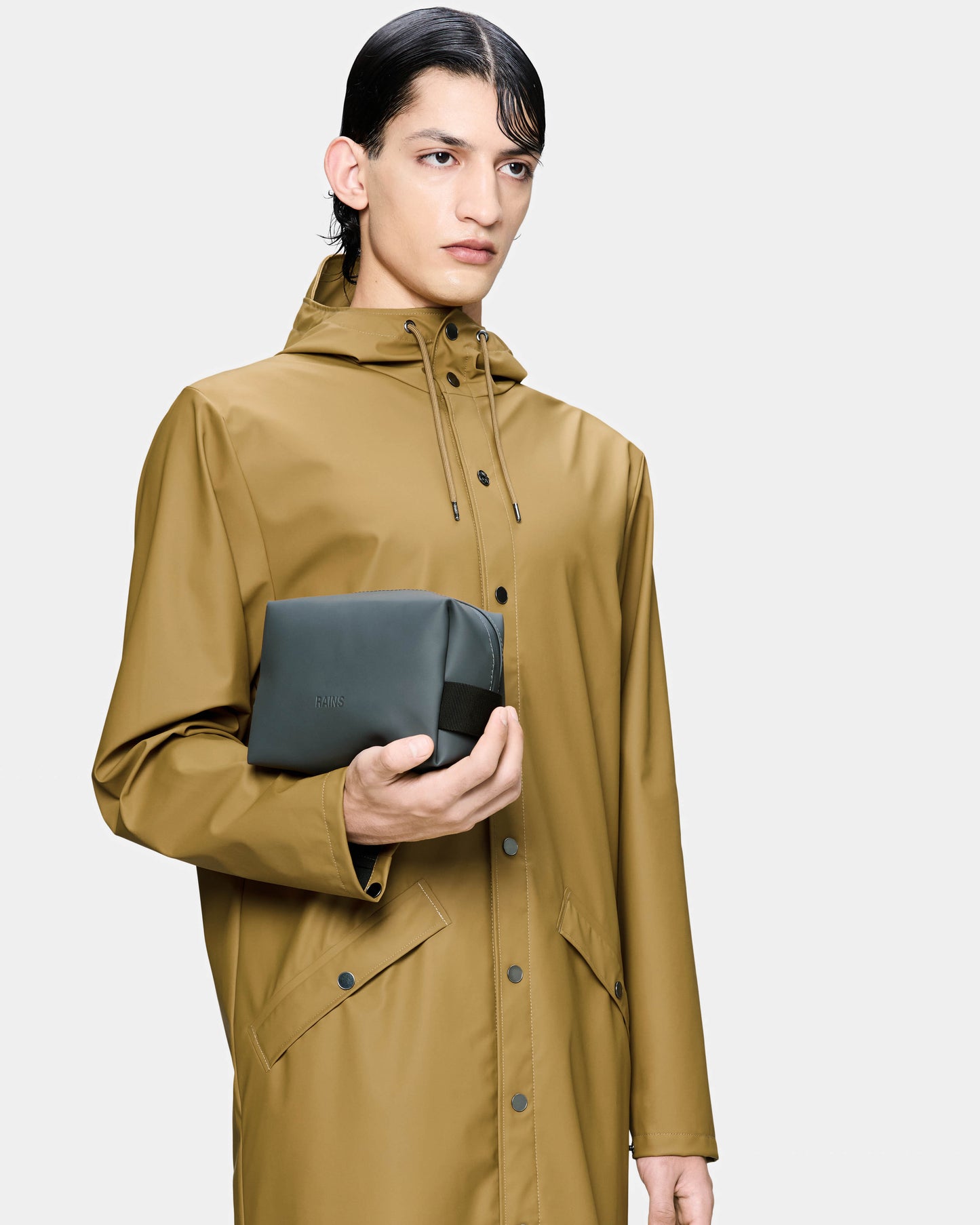 Rains Wash Bag Small - Dark Grey 153