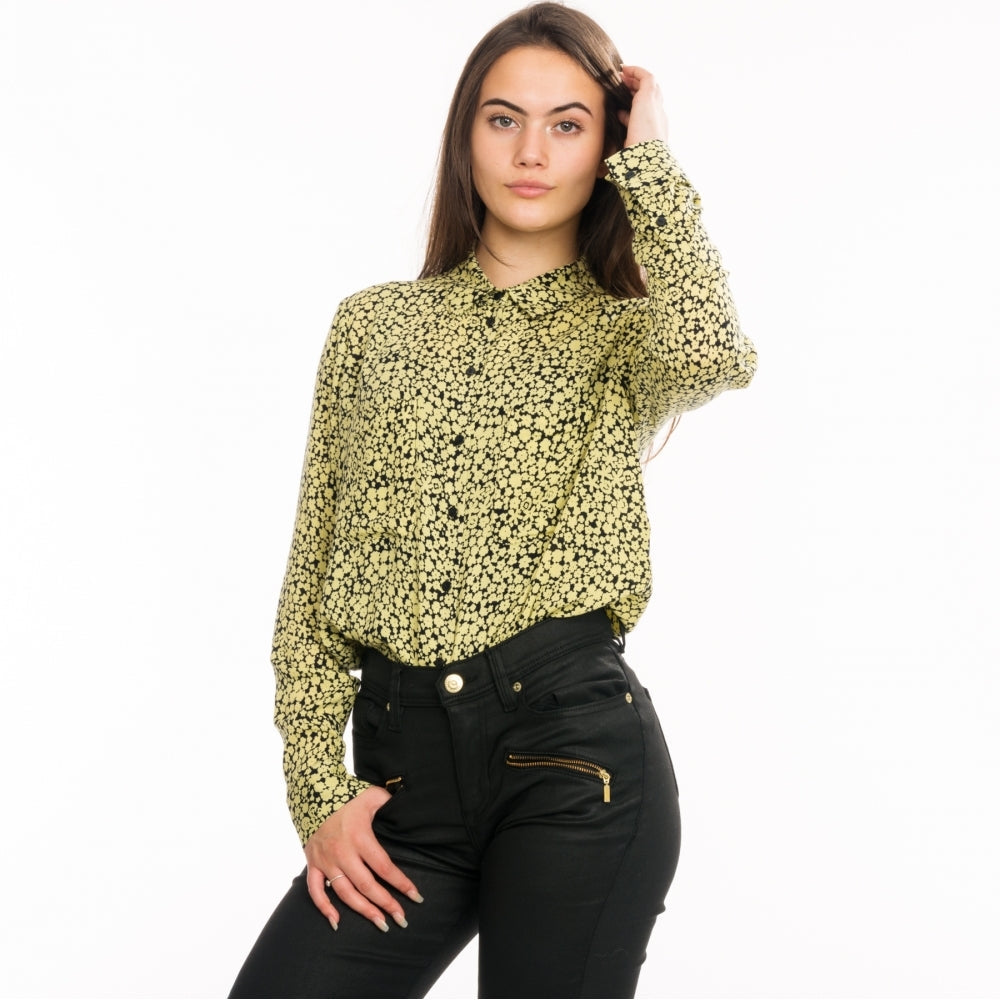 Samsoe & Samsoe Milly Aop Womens Shirt 7201 - Yellow Buttercup