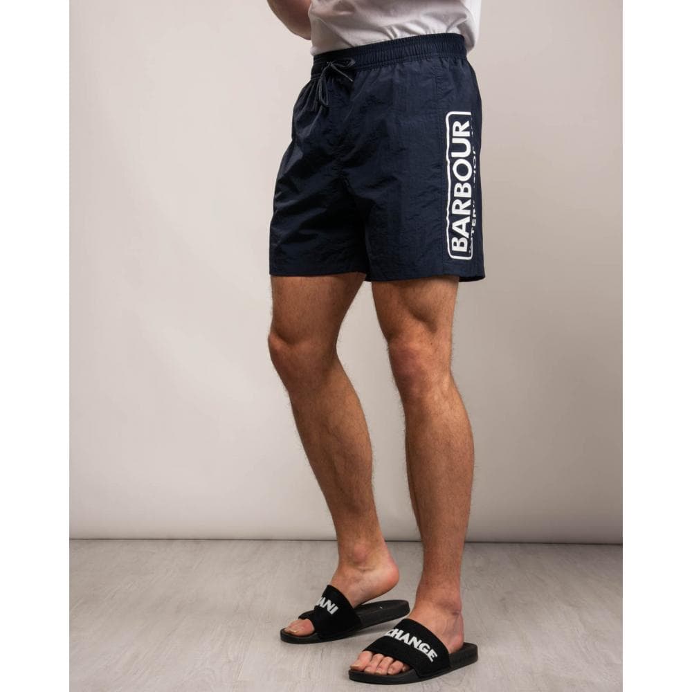 Barbour International Large Logo Mens Swim Shorts