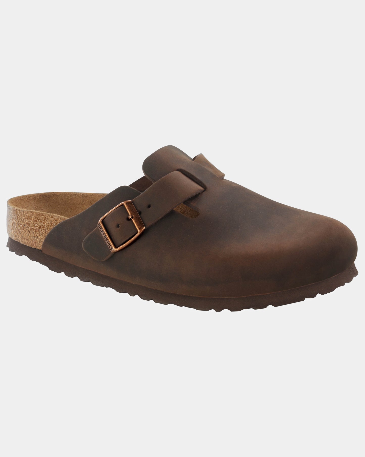 Birkenstock Boston Soft Footbed Olied Leather Unisex Clogs - Habana