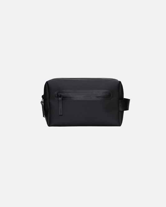 Rains Wash Bag Zip - Black 01 - CHO - Designer Unisex Bags