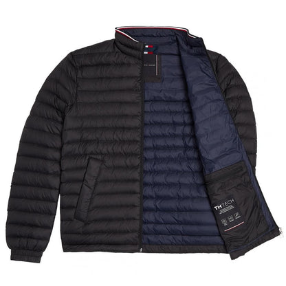 Tommy Hilfiger Core Packable Mens Circular Jacket - Jet Black