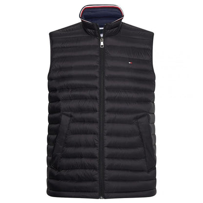 Tommy Hilfiger Core Packable Mens Circular Gilet - Jet Black