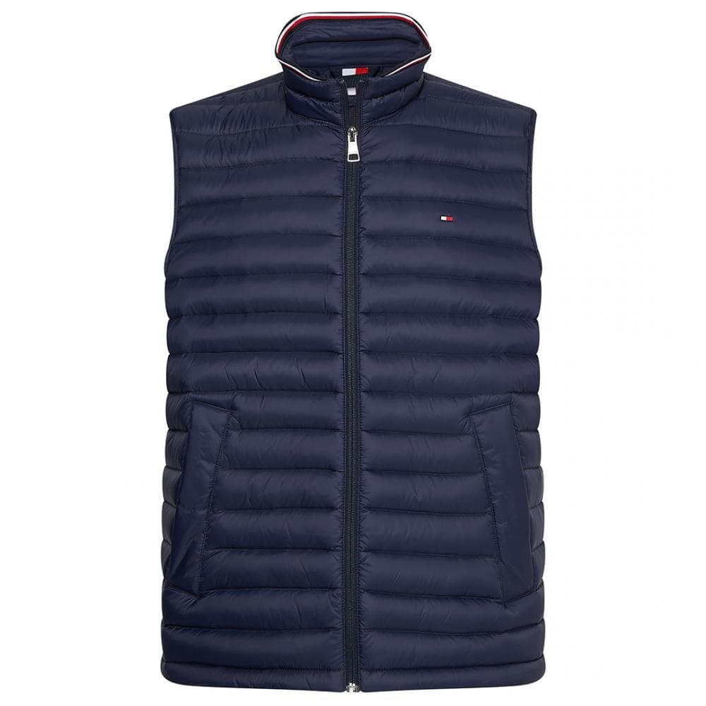 Tommy Hilfiger Core Packable Mens Circular Gilet - Sky Captain