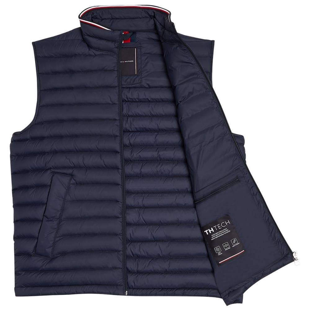 Tommy Hilfiger Core Packable Mens Circular Gilet - Sky Captain