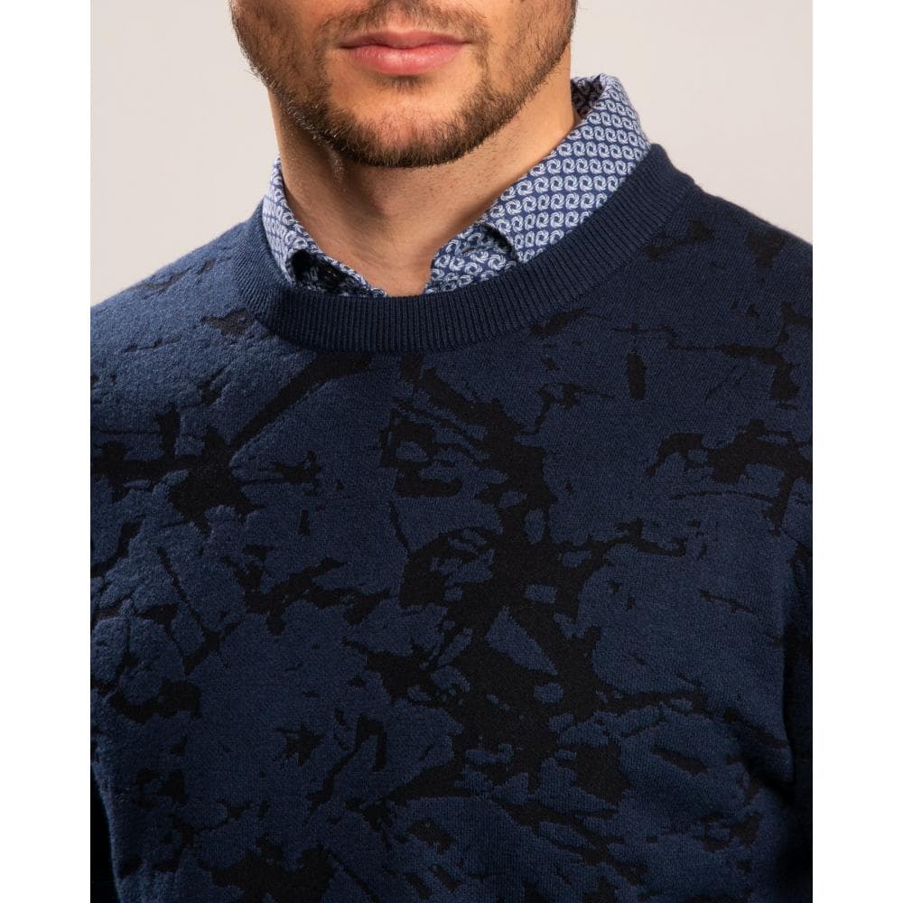 Calvin Klein Cotton Blend Abstract Mens Sweatshirt