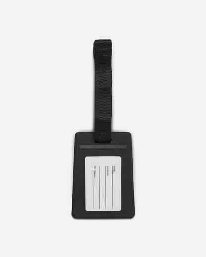 Rains Texel Travel Tag - Black 01 - CHO - Designer Unisex Luggage Tag