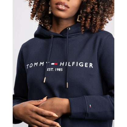 Tommy Hilfiger Heritage Logo Womens Hoodie - Desert Sky