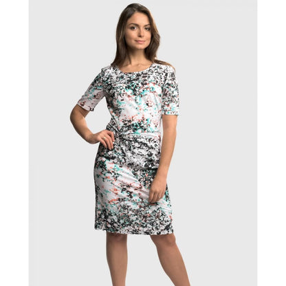 Great Plains Miquita Marble Rouched Womens Dress