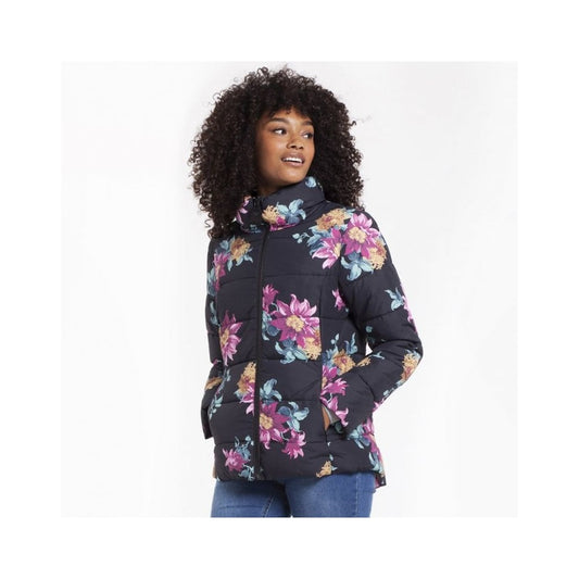 Joules Florian Printed Padded Womens Coat (X)
