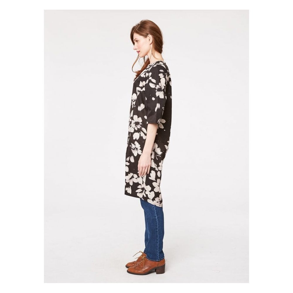 Thought Clothing Marin Womens Tencel Flower Print Dress
