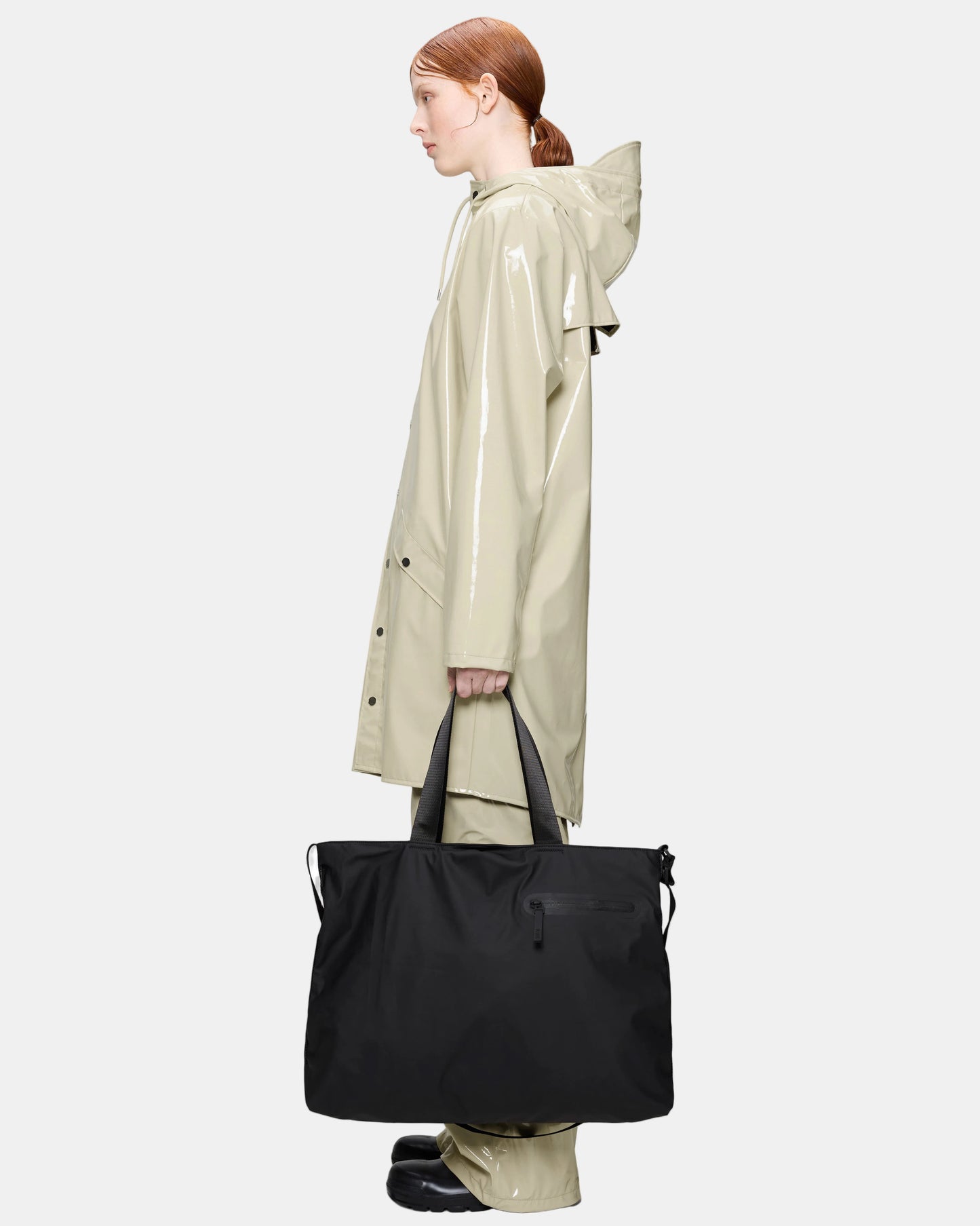 Rains Dash Messenger Tote Bag - 01 Black