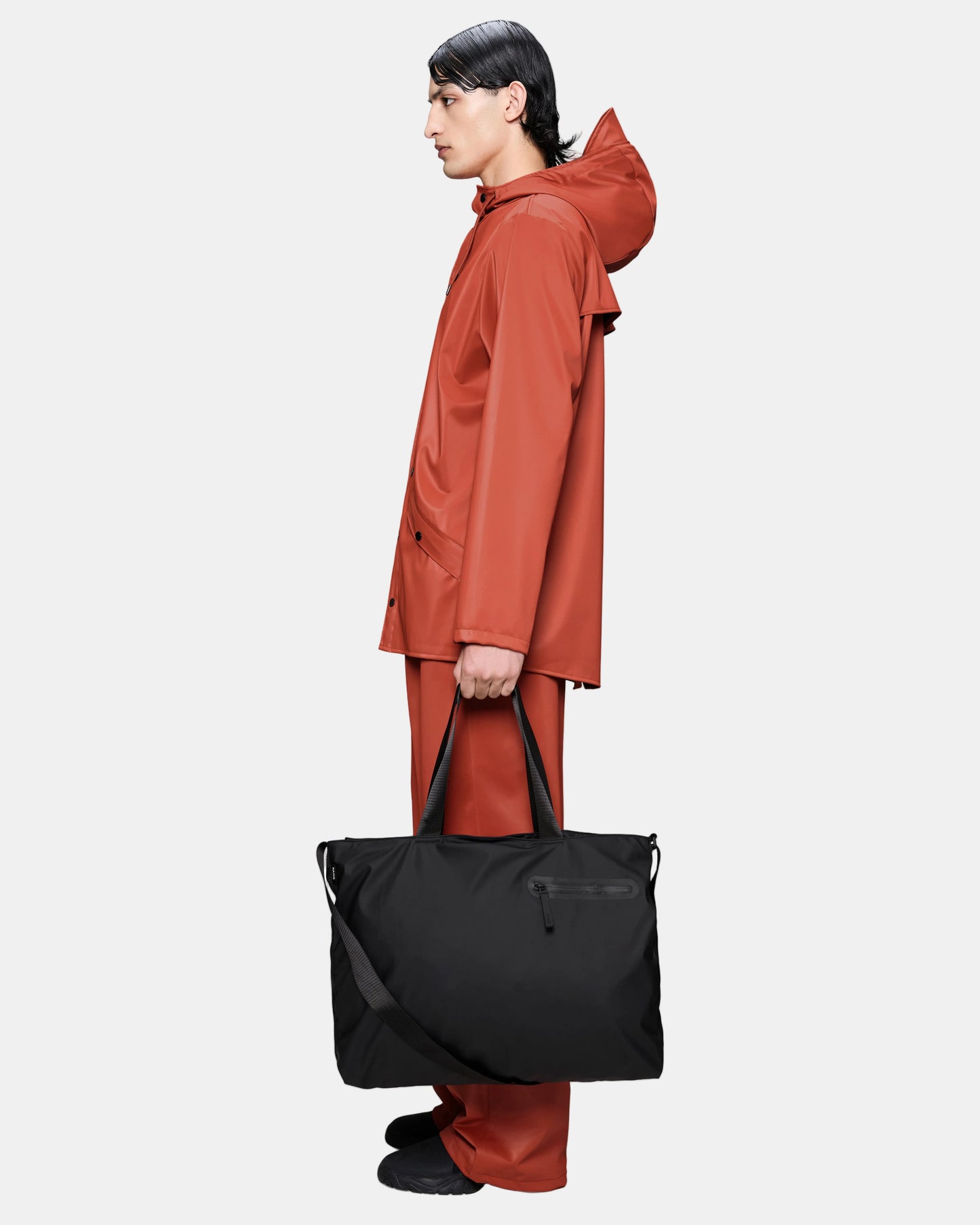 Rains Dash Messenger Tote Bag - 01 Black