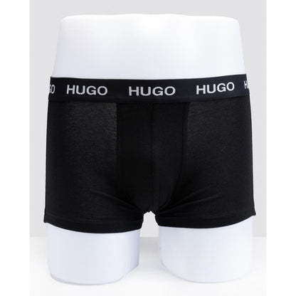 HUGO Three Pack Stretch-Jersey Mens Trunks
