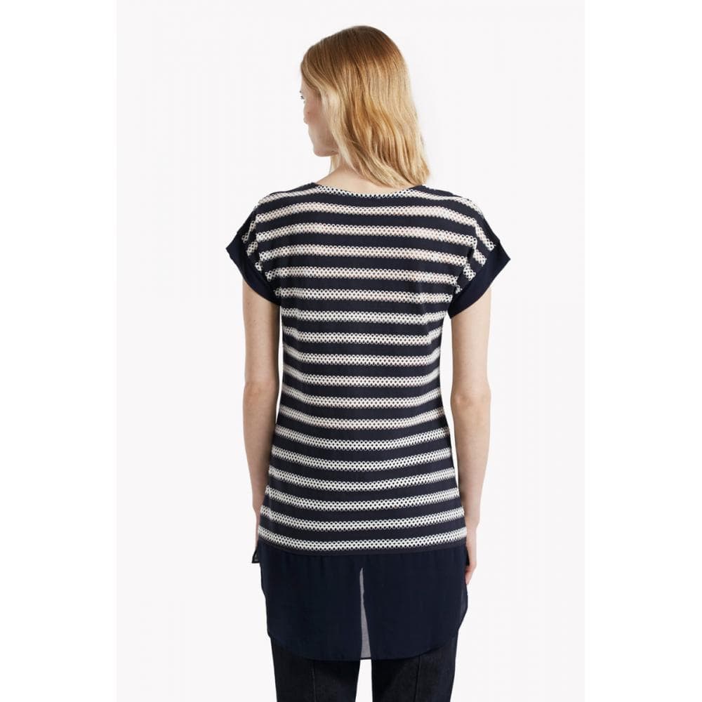 Great Plains Lattice Stripe Womens Tee