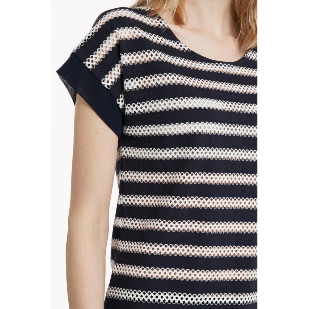 Great Plains Lattice Stripe Womens Tee