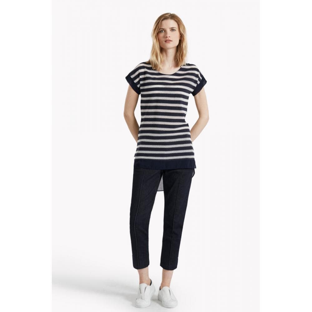Great Plains Lattice Stripe Womens Tee