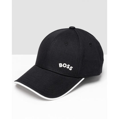 BOSS Green Curved Contrast Logo Mens Cap