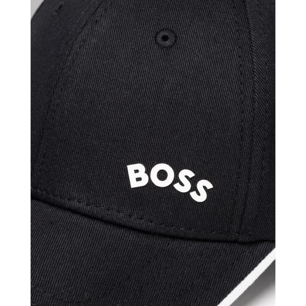 BOSS Green Curved Contrast Logo Mens Cap