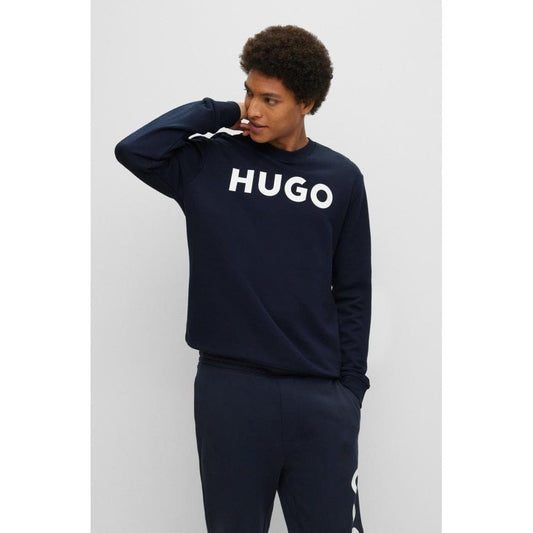 HUGO HUGO Dem Large Logo Mens Crew Neck Sweatshirt
