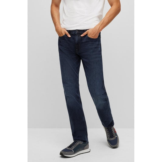 HUGO HUGO 708 Slim Fit Stretch Denim Mens Jeans With Logo Label