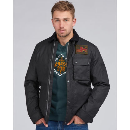 Barbour International Workers Wax Mens Jacket - Black