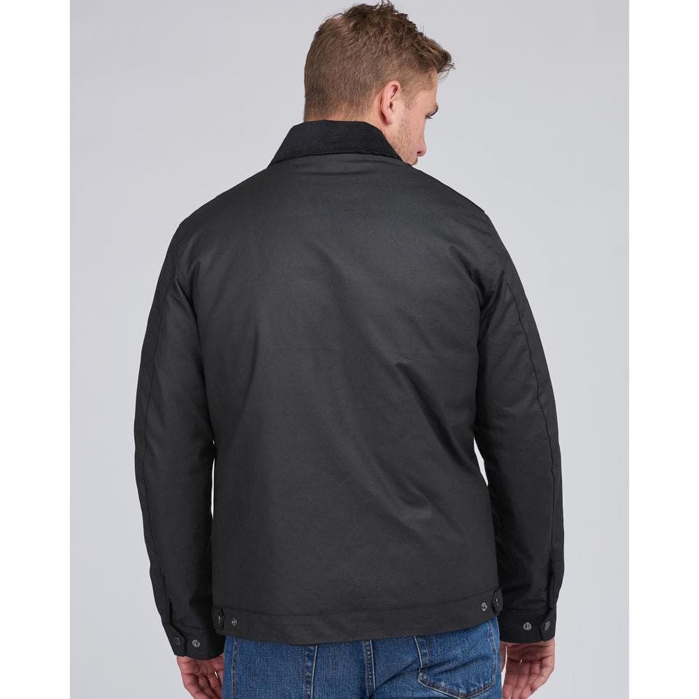 Barbour International Workers Wax Mens Jacket - Black