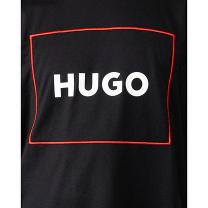 HUGO Dumex Box Logo Mens T-Shirt - Black 001