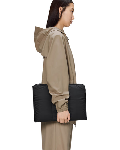 Rains Puffer Laptop Cover 15''/16''  - 01 Black