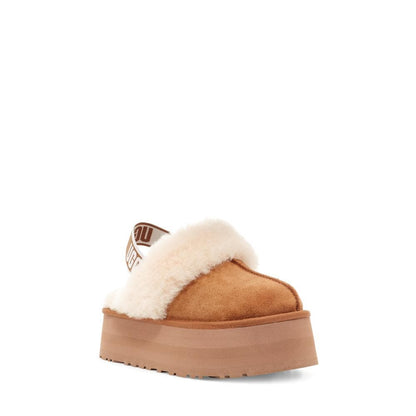 UGG Funkette Womens Platform Slippers - Chestnut