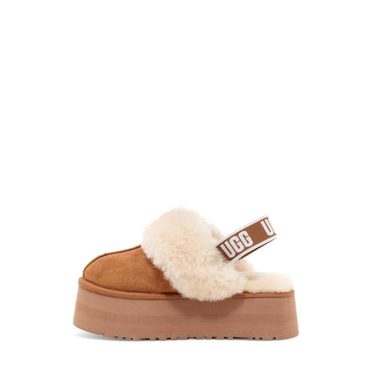 UGG Funkette Womens Platform Slippers - Chestnut