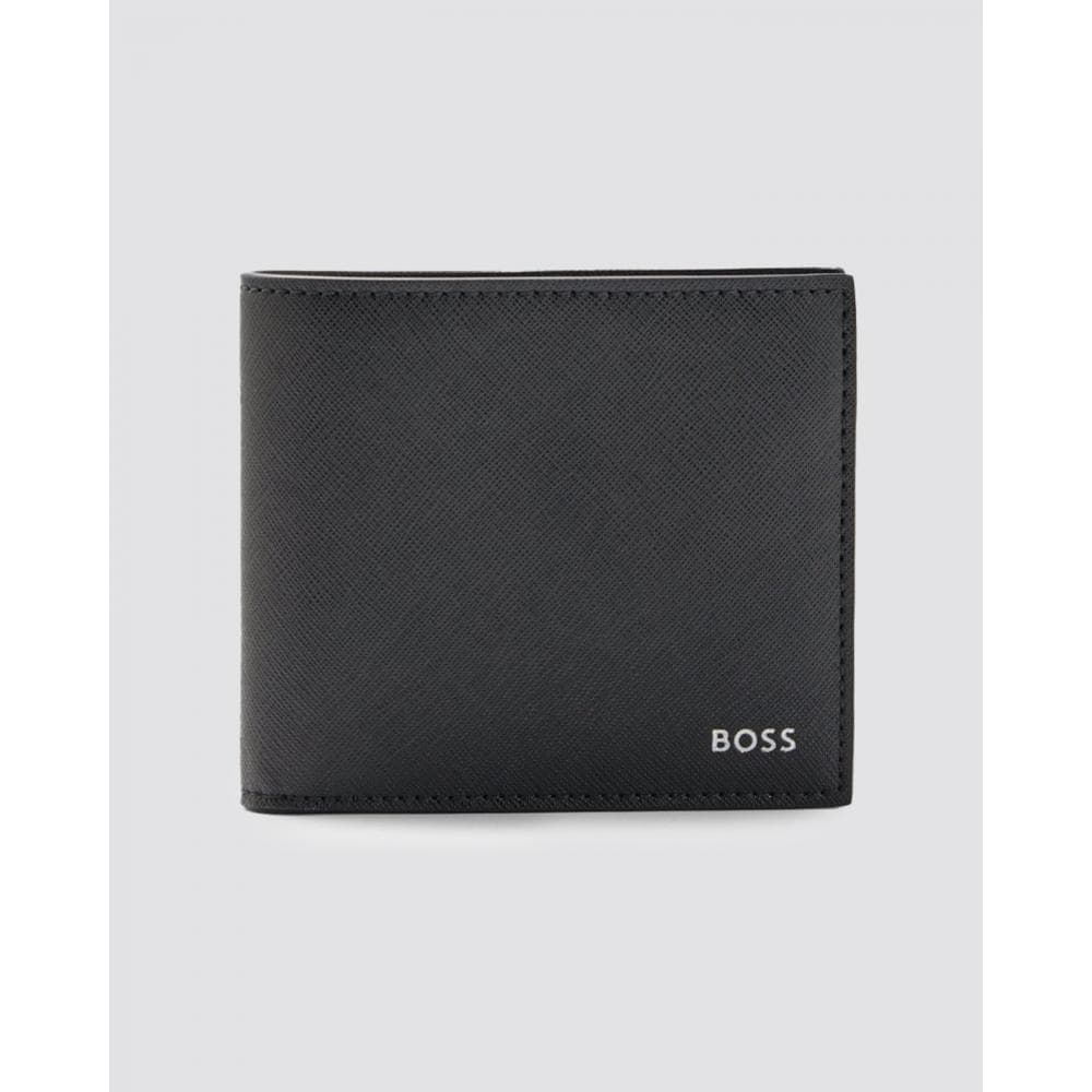 BOSS Orange Zair Mens 8-Card Structured Billfold Wallet