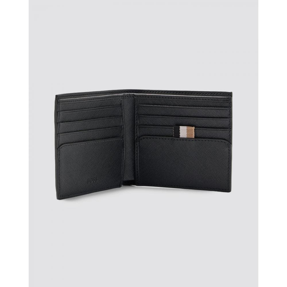 BOSS Orange Zair Mens 8-Card Structured Billfold Wallet