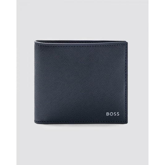 BOSS Orange Zair Mens 4-Card Structured Billfold Wallet