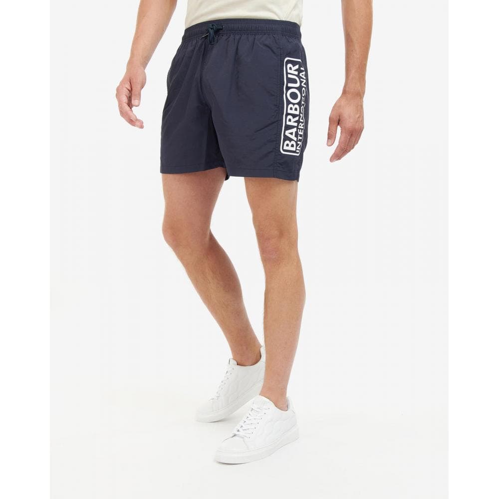 Barbour International Large Logo Mens Swim Shorts