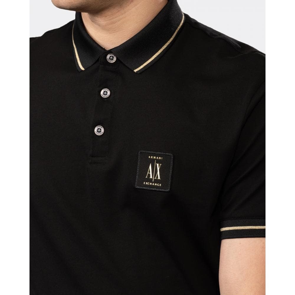 Armani Exchange Armani Exchange A|X Patch Logo Mens Polo Shirt