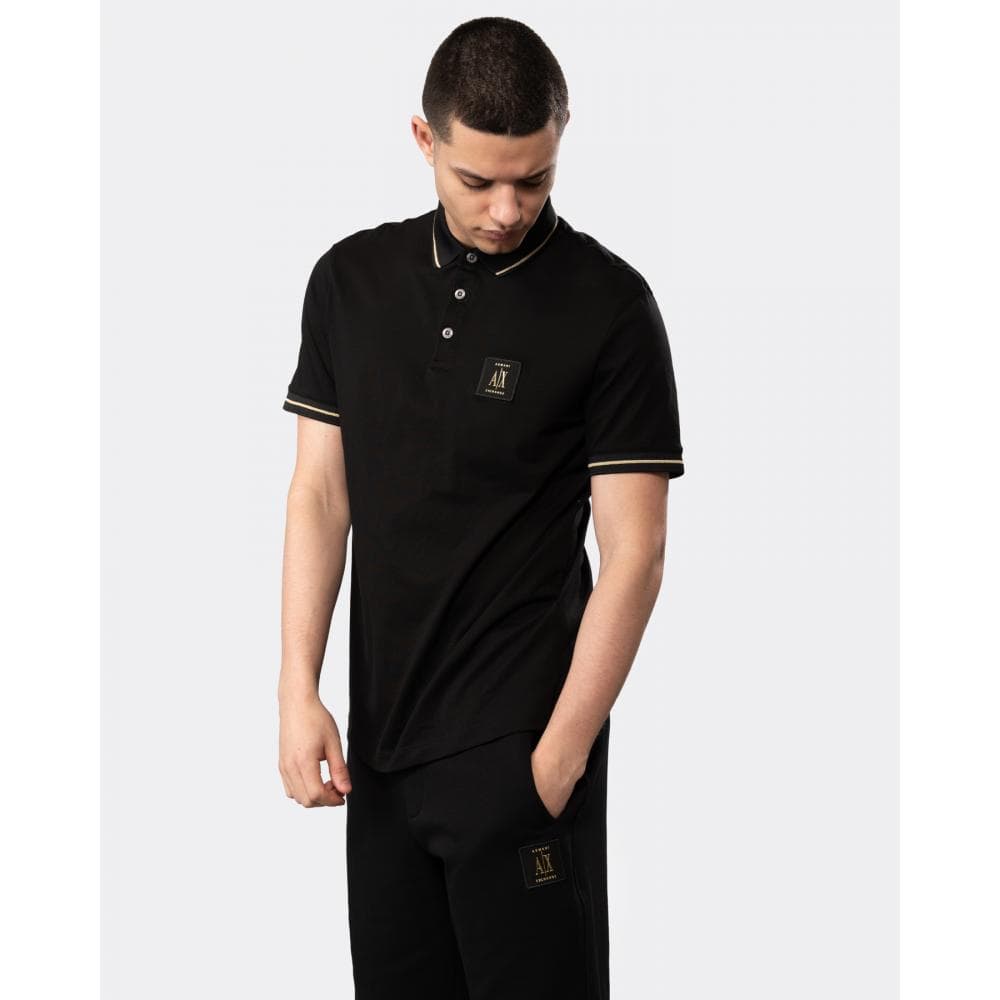 Armani Exchange Armani Exchange A|X Patch Logo Mens Polo Shirt