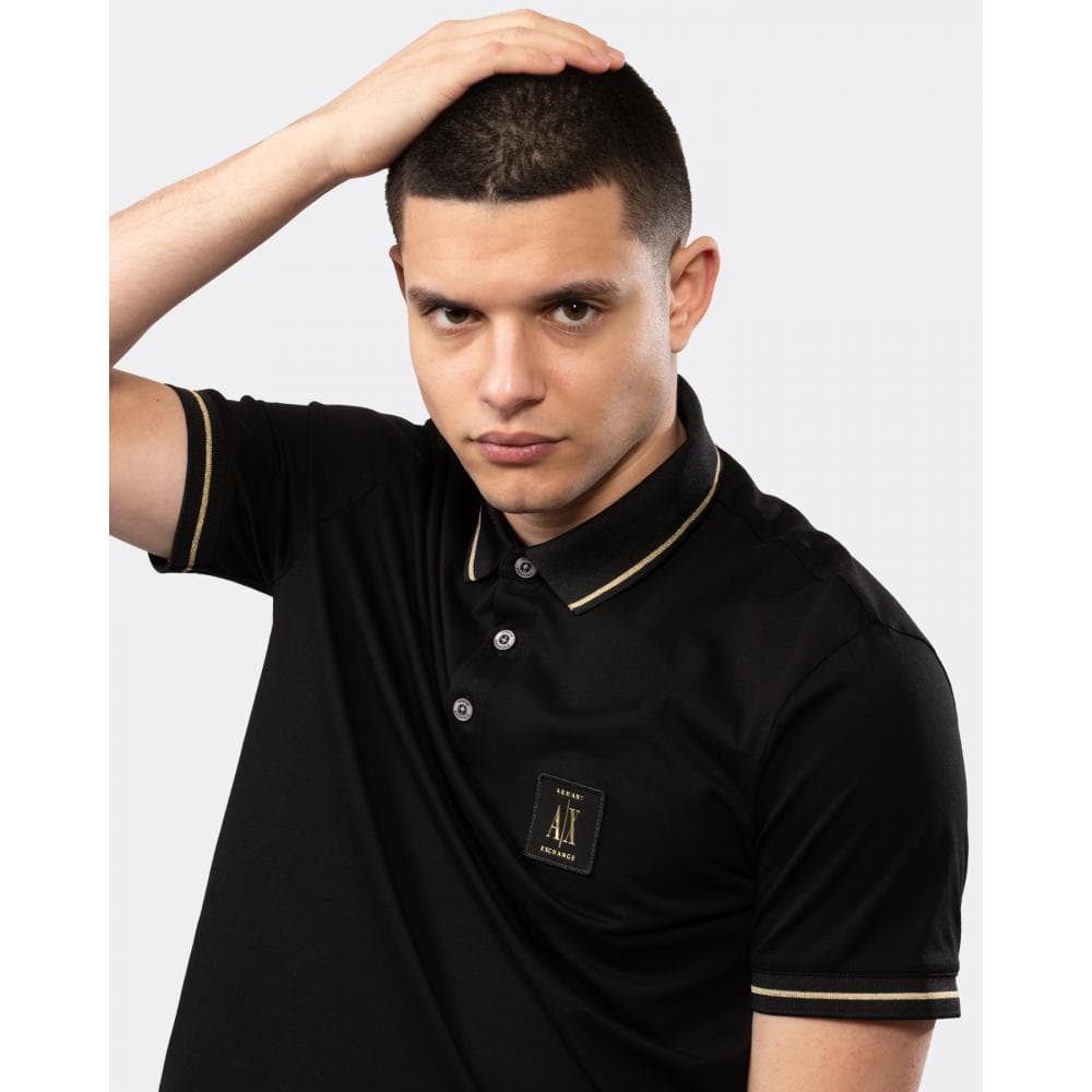 Armani Exchange Armani Exchange A|X Patch Logo Mens Polo Shirt