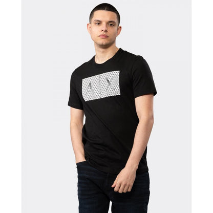 Armani Exchange Mens Slim Fit A|X Large Icon Logo T-Shirt