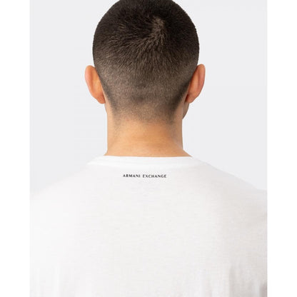 Armani Exchange Mens Slim Fit A|X Large Icon Logo T-Shirt - White