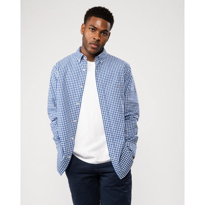 GANT Mens Regular Fit Long Sleeve Poplin Gingham Shirt