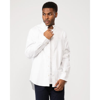 GANT Mens Regular Fit Long Sleeve Pinpoint Oxford Shirt