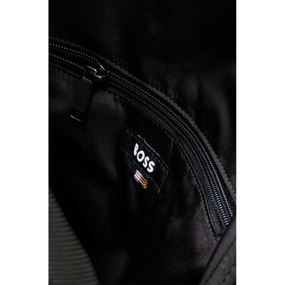 BOSS Orange Catch 2.0 Mens Large Logo Zip-Up Backpack