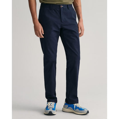 GANT Mens Slim Fit Tech Prep™ Chinos - 410 Marine